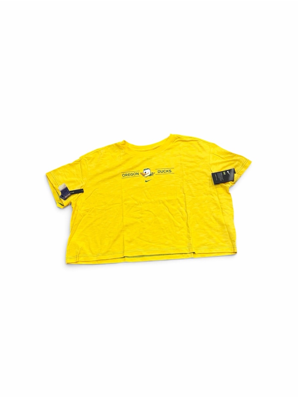 Oregon Ducks Nike Women’s Crop DriFit Cotton‎ Shirt